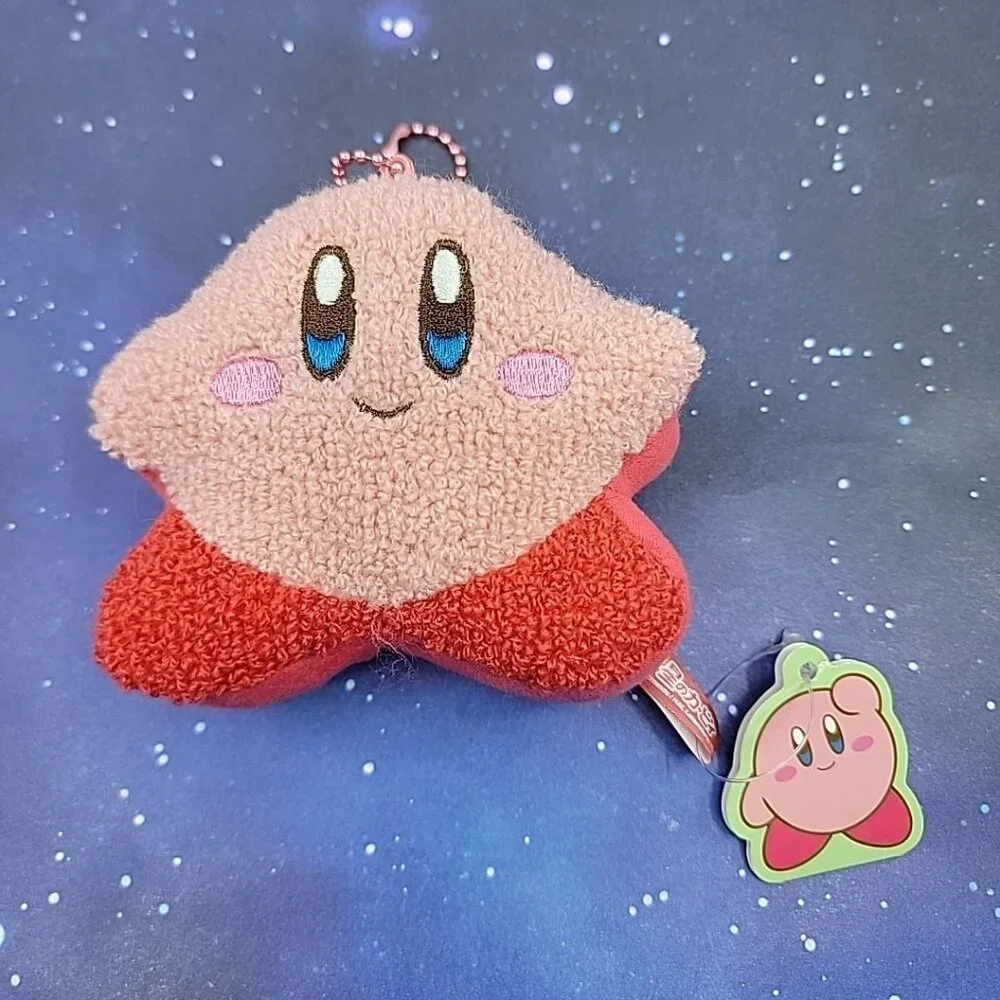 Happy Floating Kirby Screen‎ Cleaner Plush Official Nintendo HAL Japanese Prize